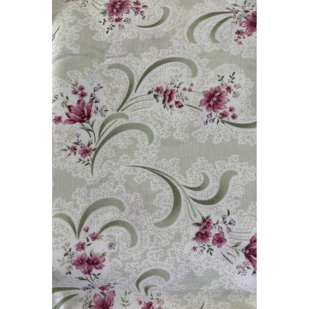 Timeless Treasures "Fleur" Floral 100% Cotton Fabric 1 Yard #C1030